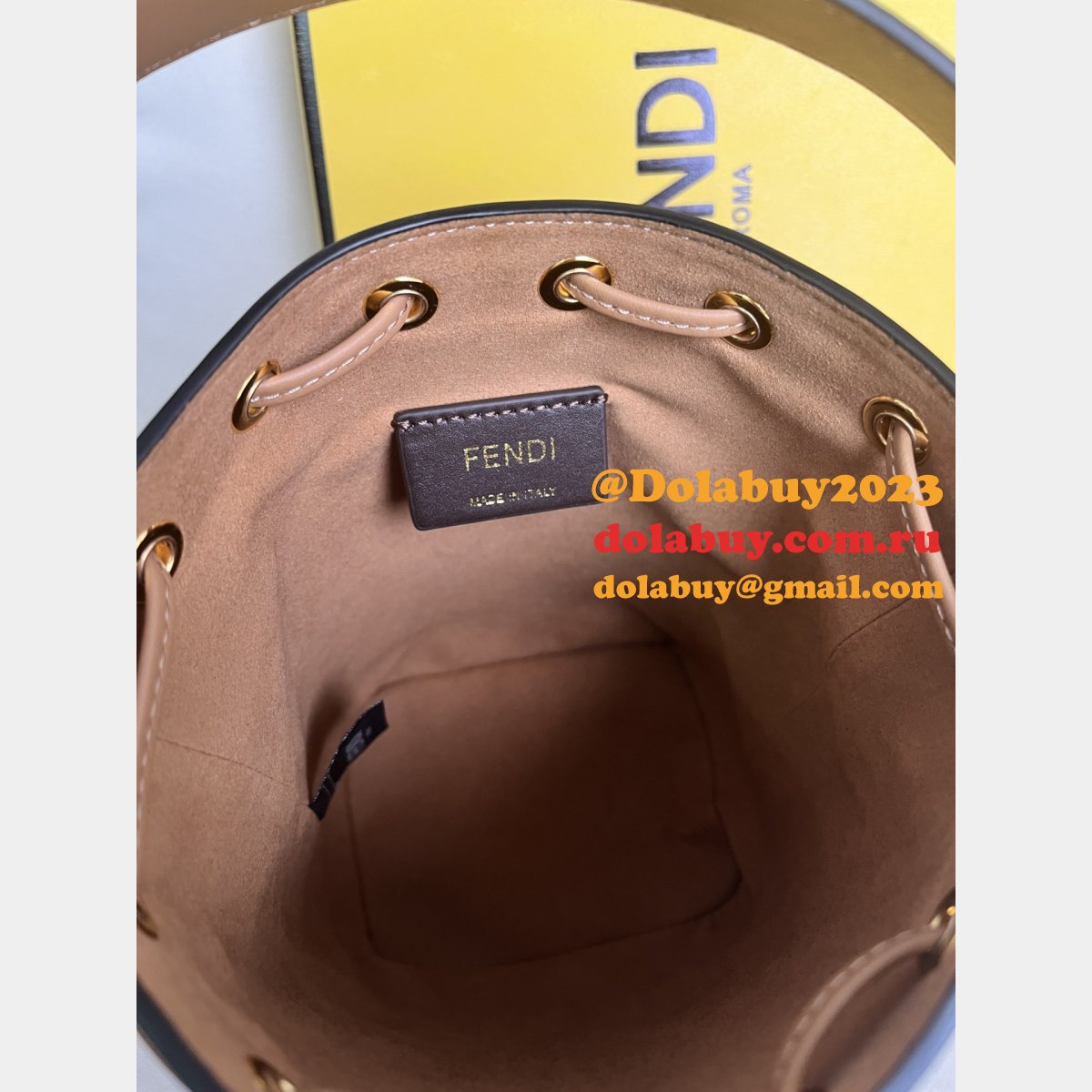 Top Quality Wholesale Fendi Mon Tresor FF small BUCKET BAG