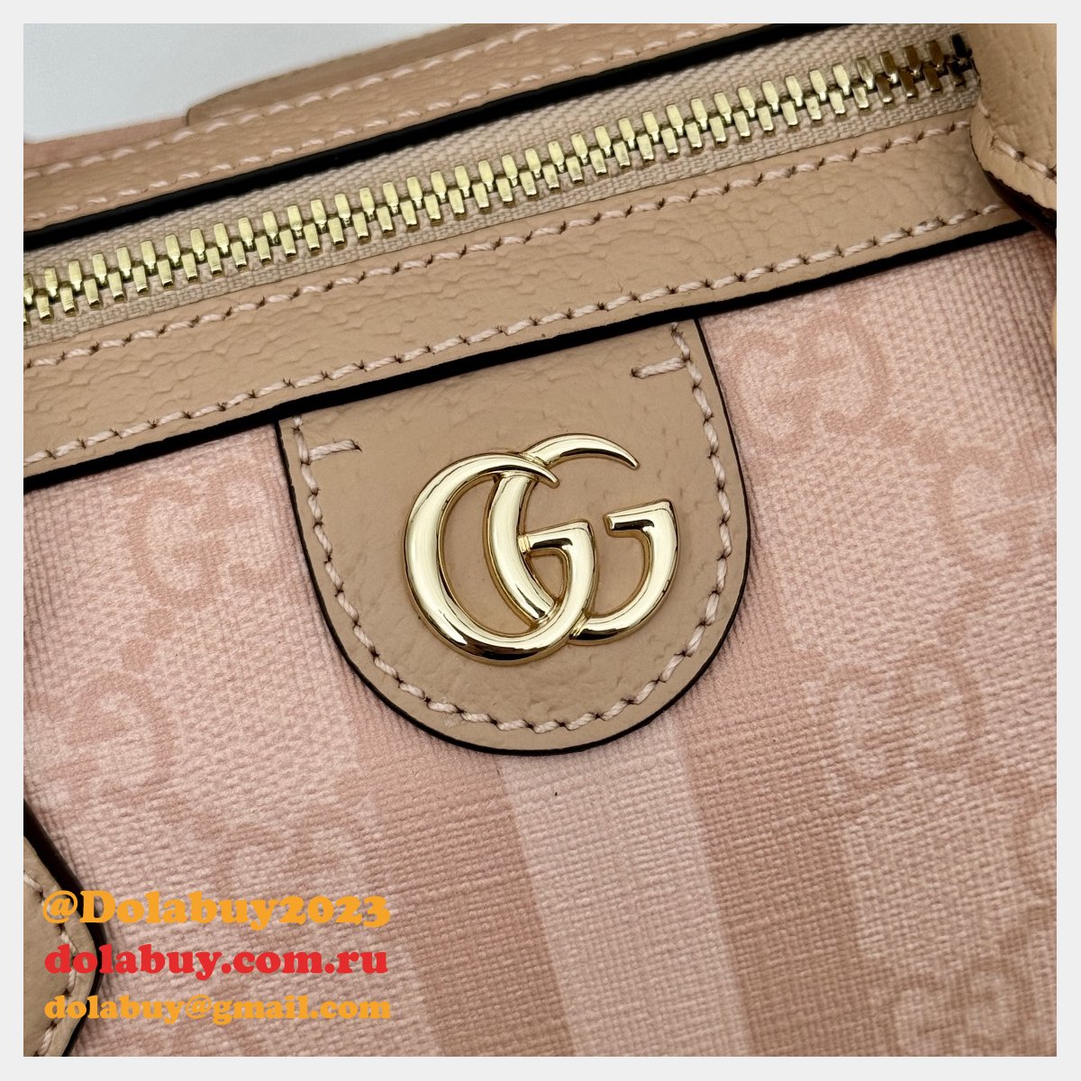 Best 7 Star 772061 Gucci Knockoff Ophidia GG Small Top Handle Bag