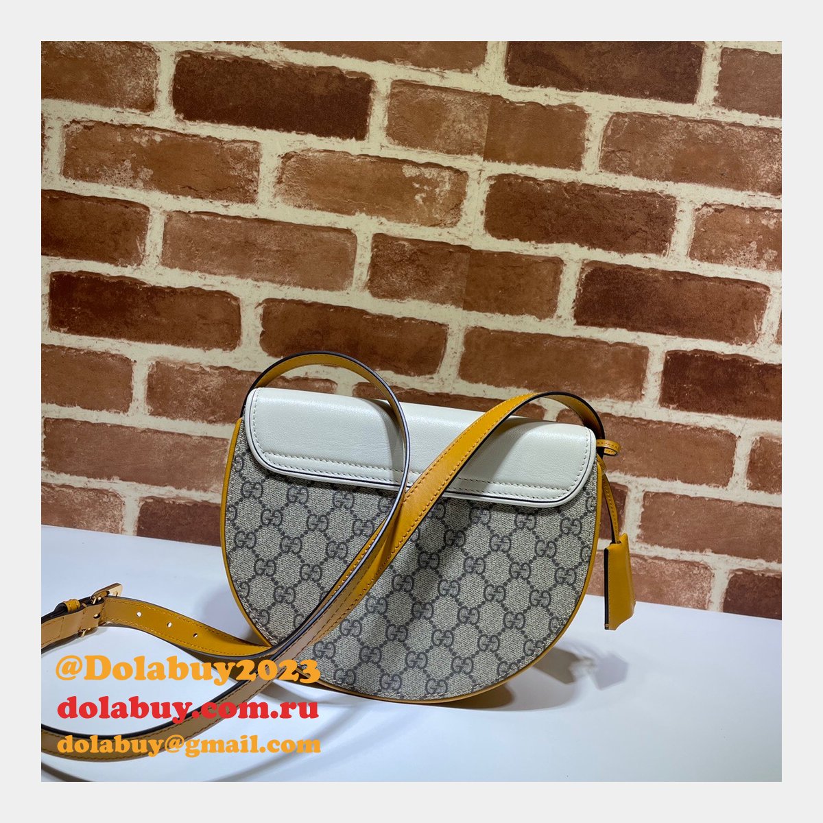 Replica Designer Gucci 644524 White Padlock small shoulder bag
