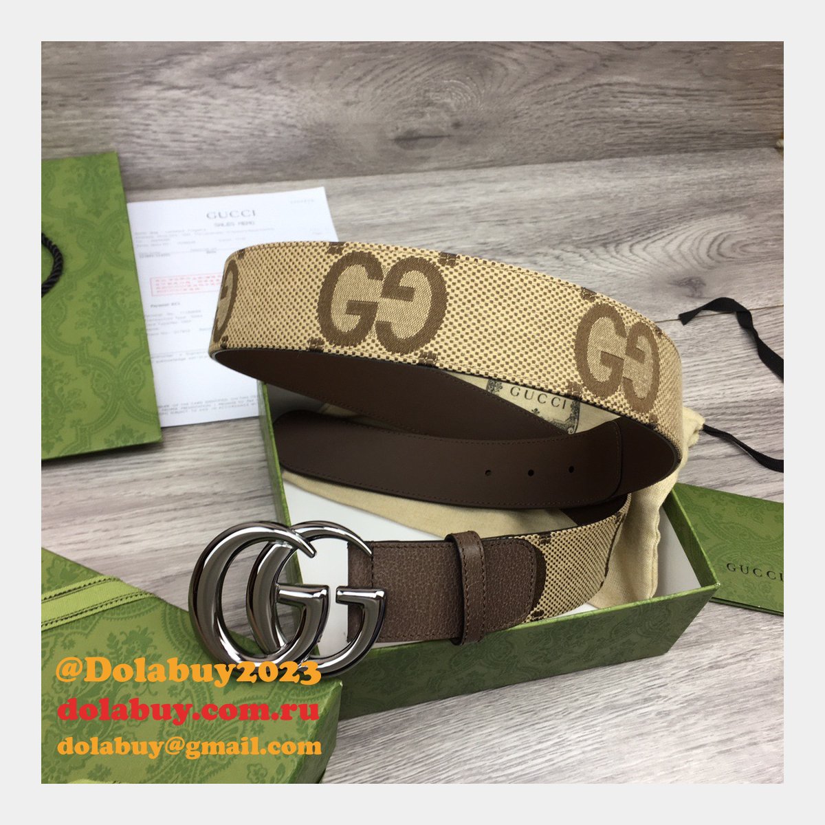Shop 1:1 Image Mirror Gucci 3.8cm Belts Replica Bags