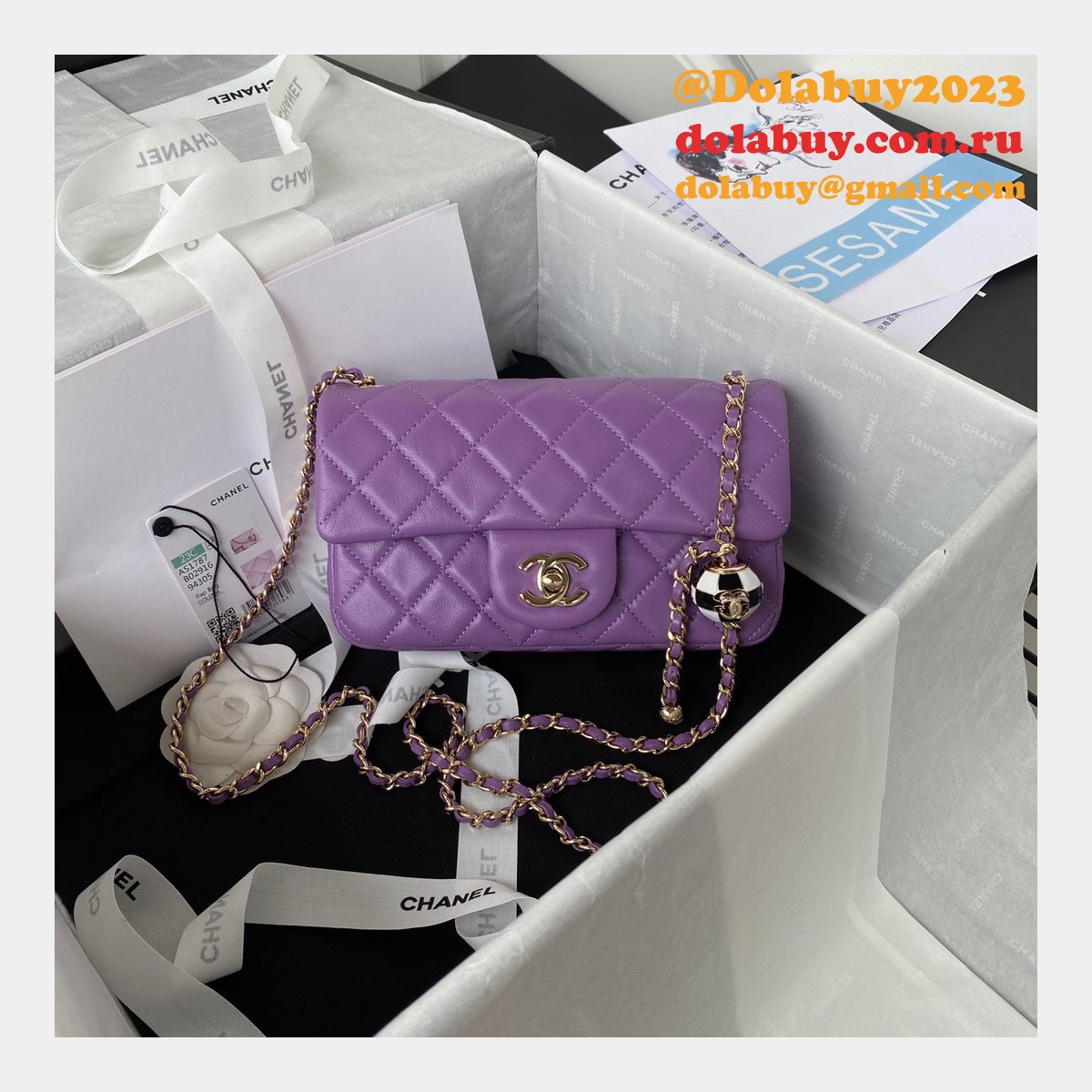 Luxury Replica High-quality 17/20CM Fake AS1786/AS1787 Flap Bag