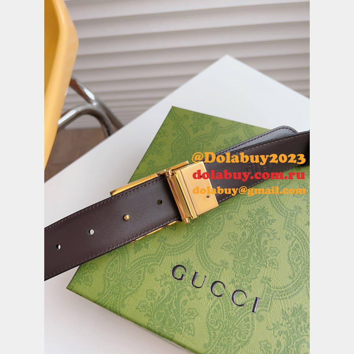 Replica High Quality 3.5CM Gucci 7 Star BELT