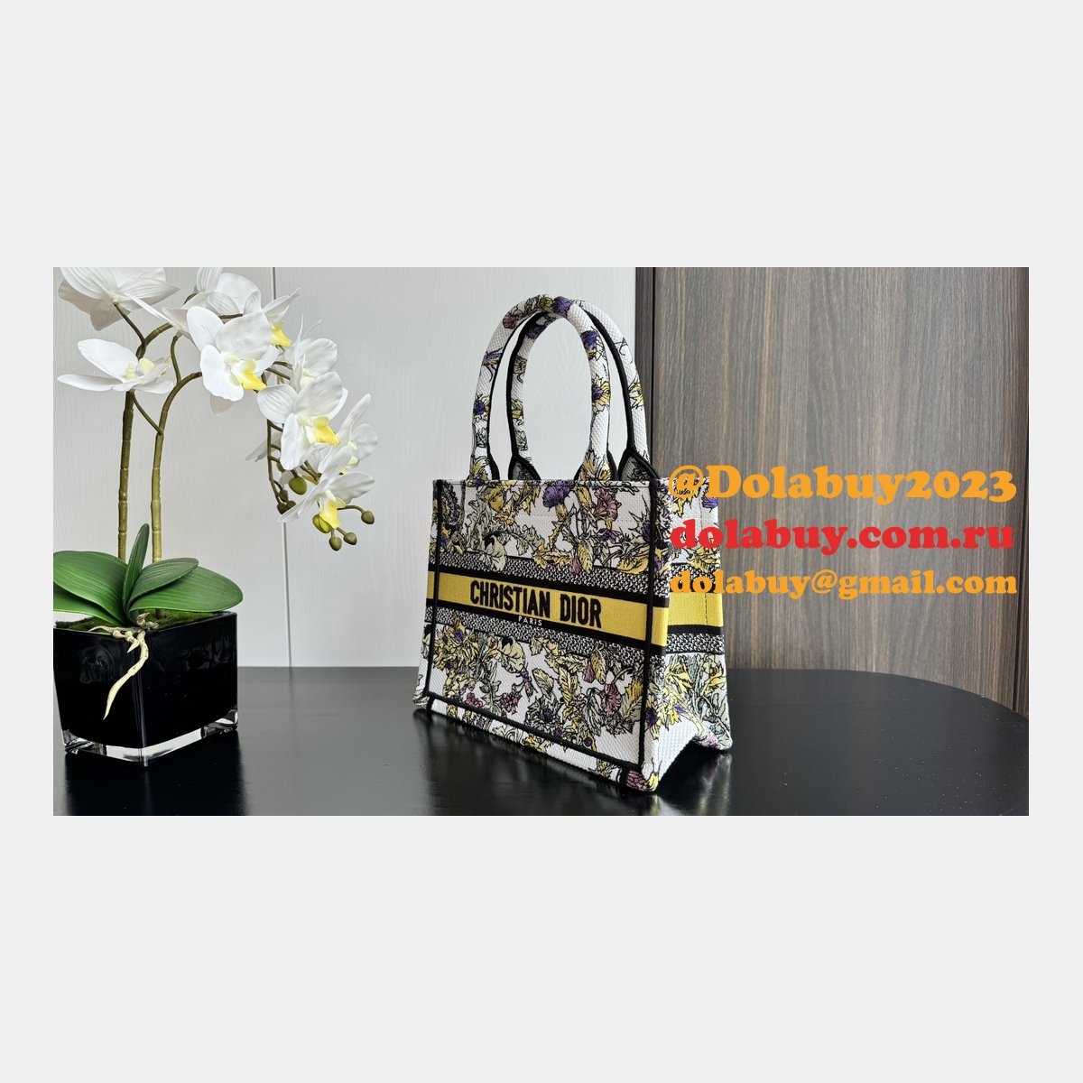 Christian Dior Inspired 7 Star CD Book Tote Bags