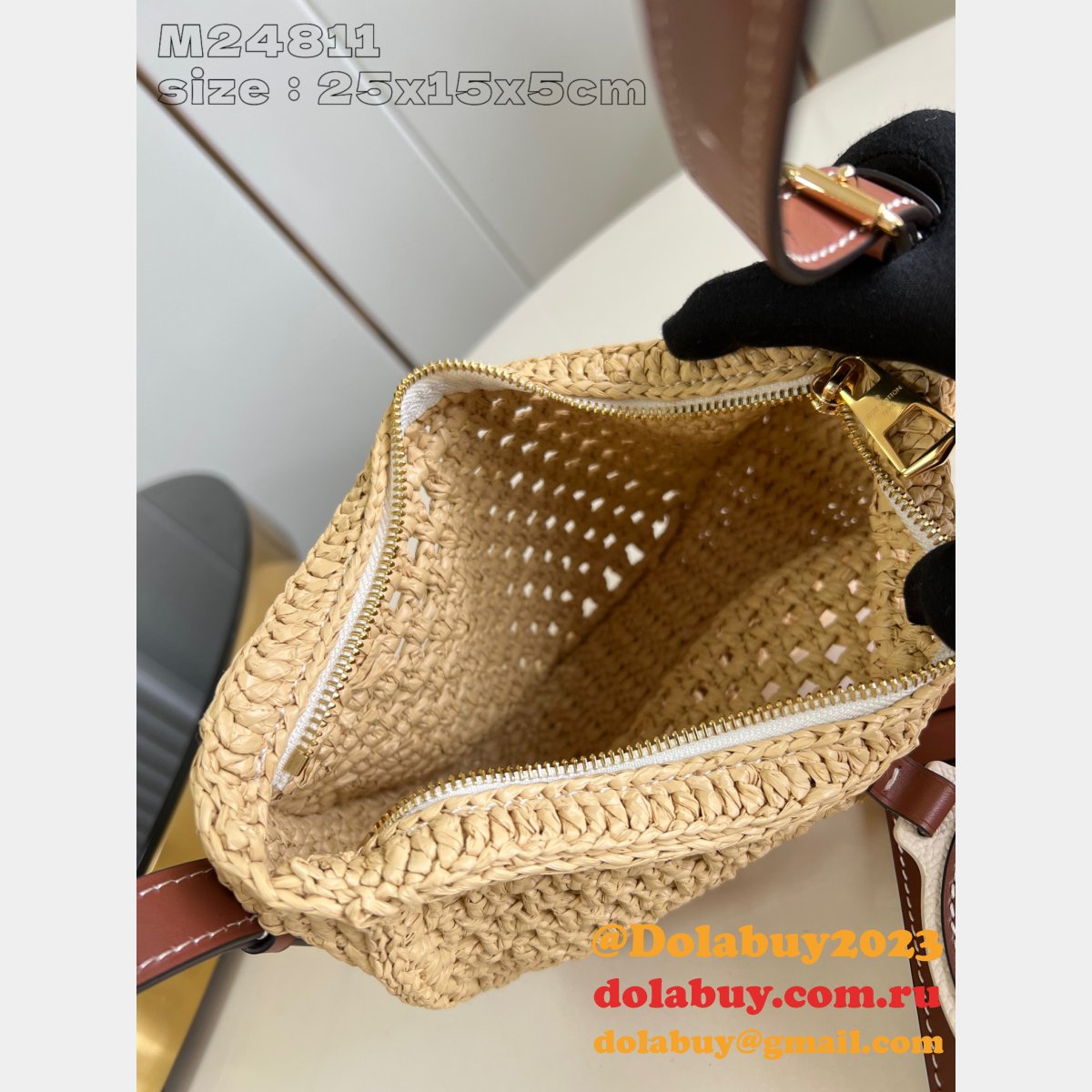 Croissant UK Luxury M24811 Louis Vuitton Inspired Bag