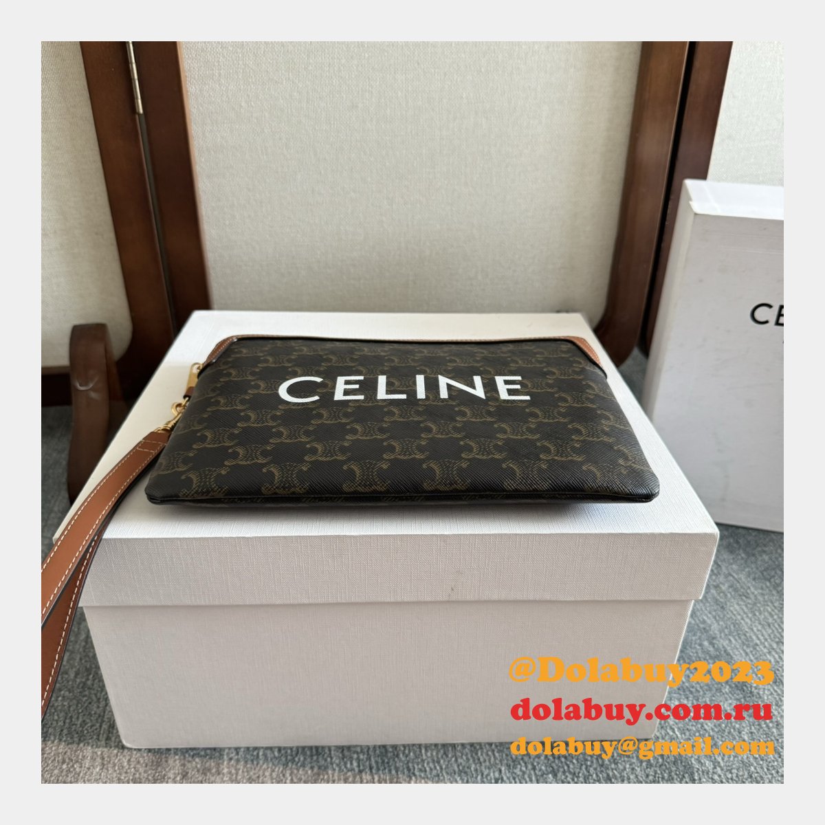 Top Quality Celine Fashion Designer 107502 Clutch