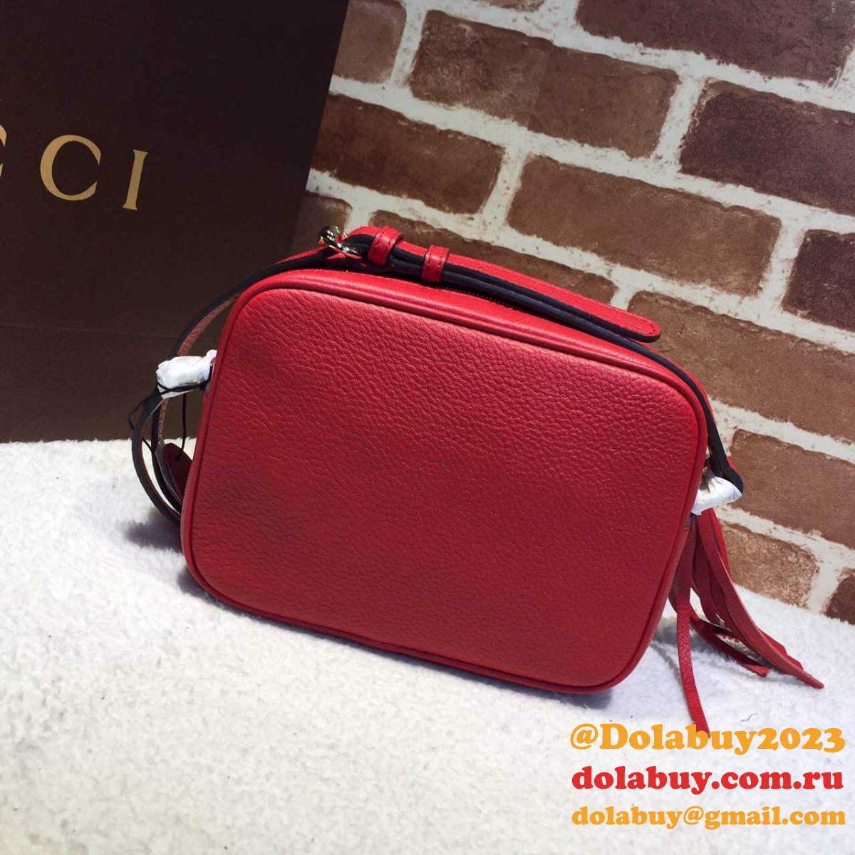 aaa+ G*u*i replicas soho small leather disco 308364 bag