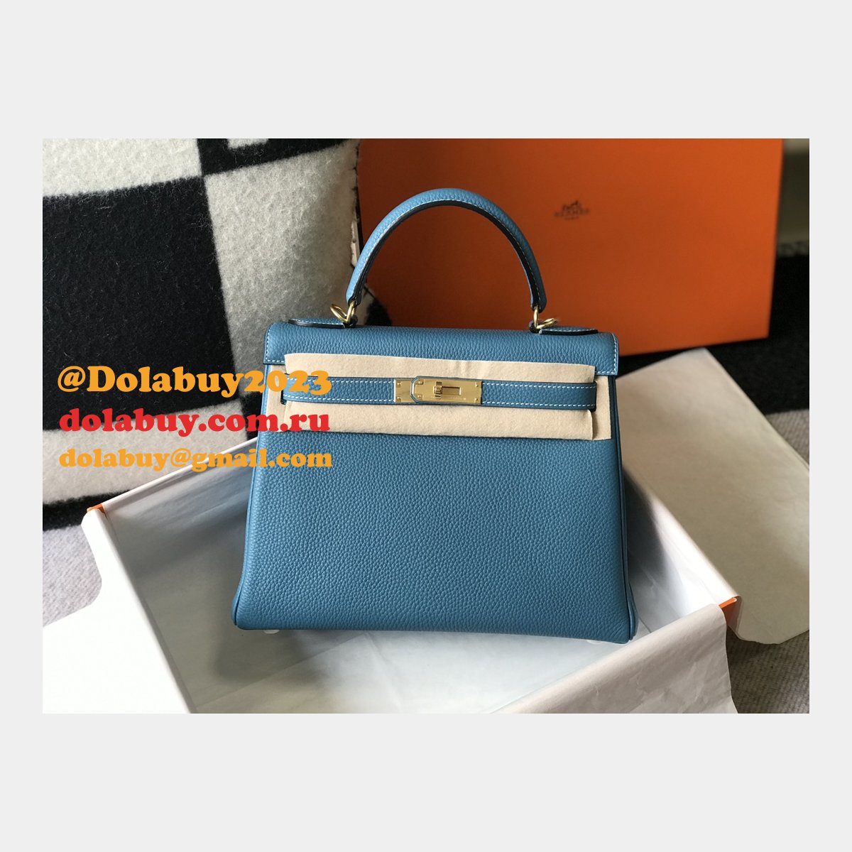 High Quality Customize Hermes Kelly 25MM/28MM TOGO LEATHER For Sale