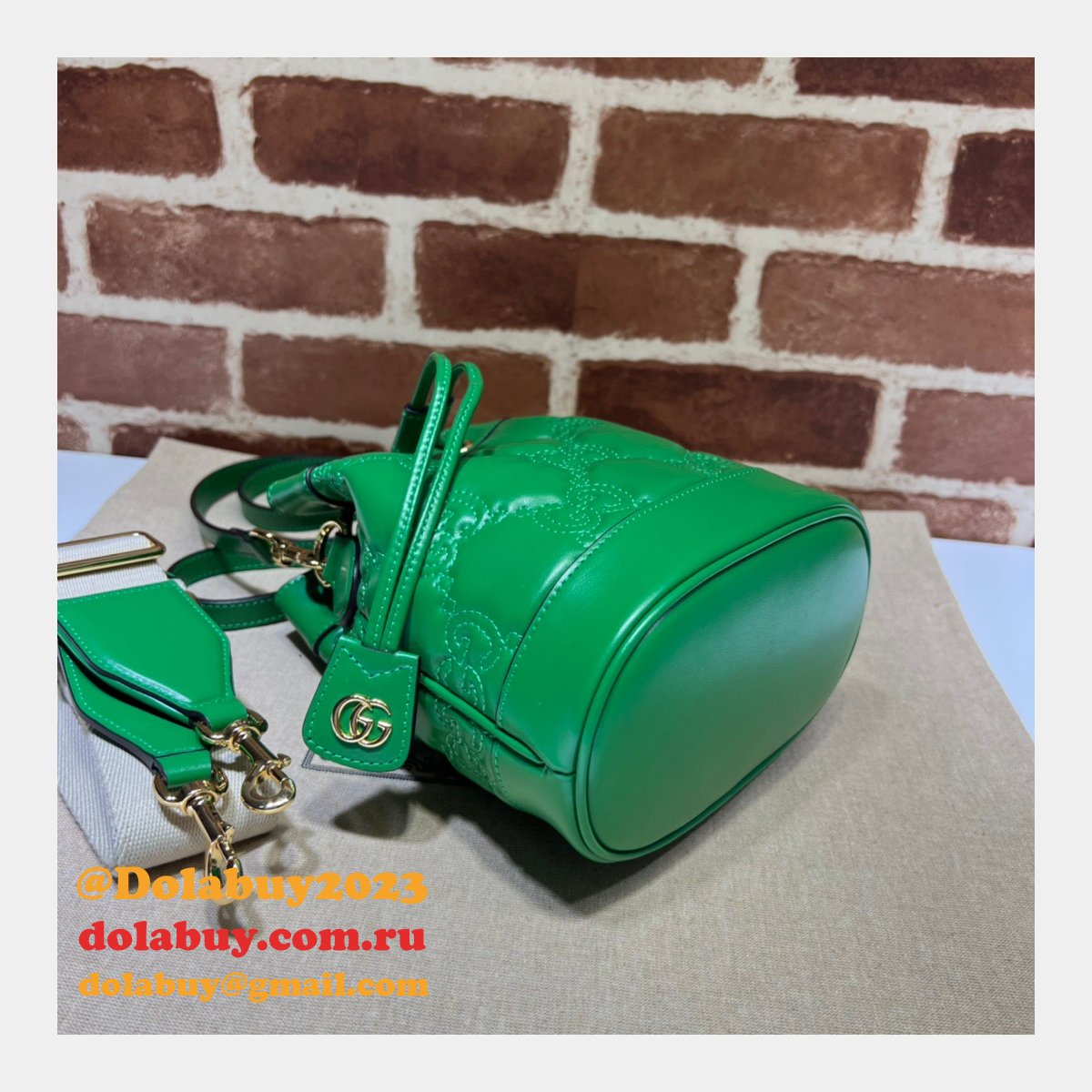 dolabuy G*u*i gg matelassé bucket replica bags 728231 store