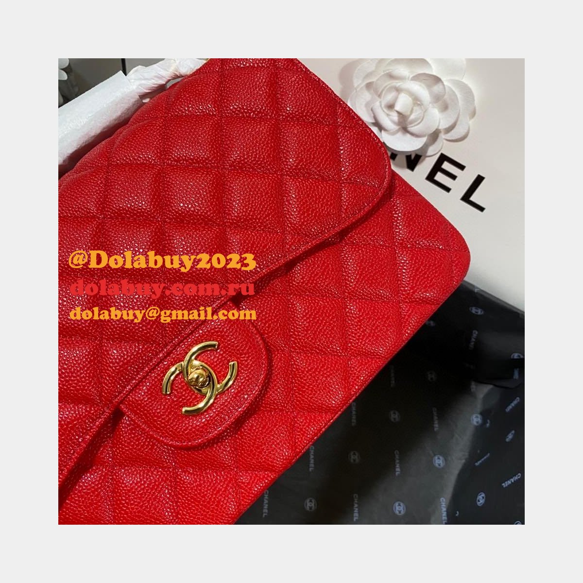High Quality CC CF Classic Flap Jumbo Bags 30CM on Sale