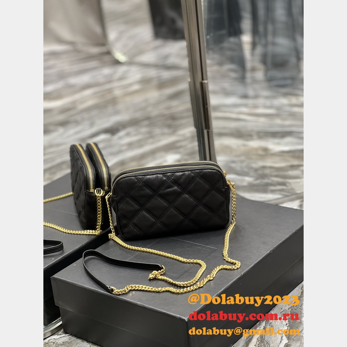 YSL AAA+ Replica Becky Saint Laurent 608941 Knockoff Bag