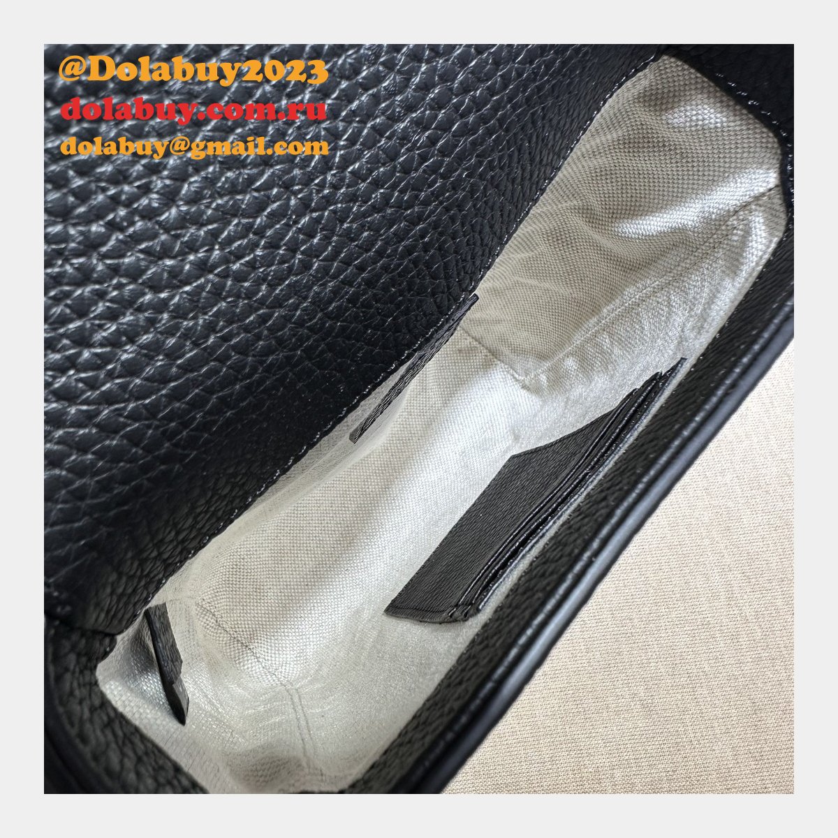 Jumbo GG 1:1 Mirror Messenger 760235 Gucci Replica Bag