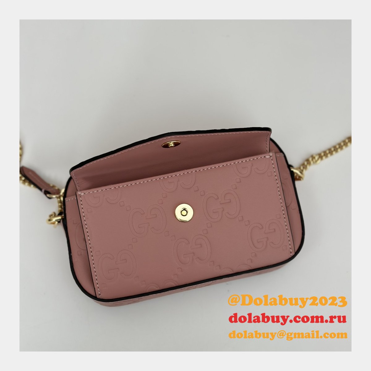 1:1 mirror G*u*i gg super mini shoulder duplicate 781554 bag