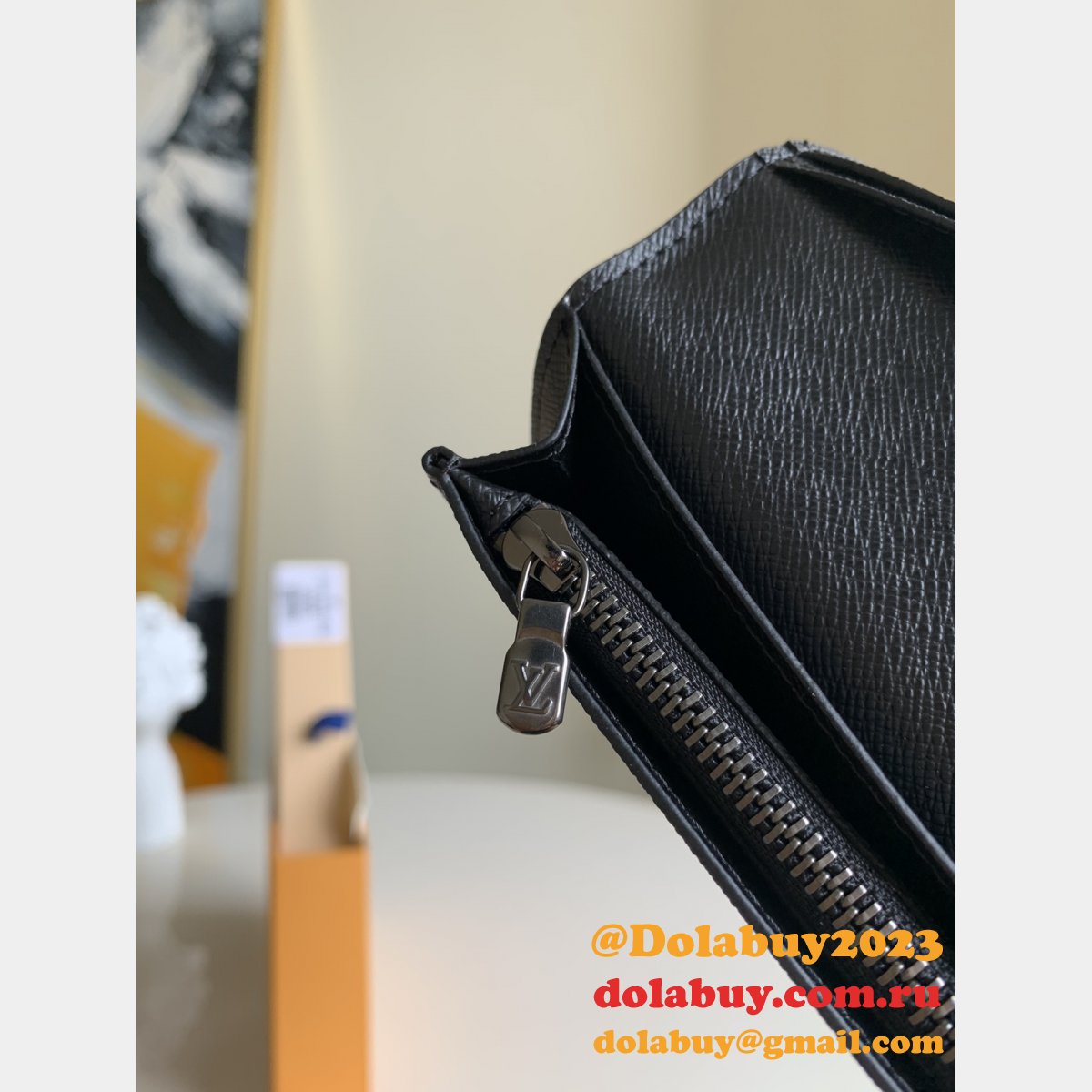 M61697/N62665/M66540 Brazza Wallet Monogram Eclipse Damier Graphite LV Replica