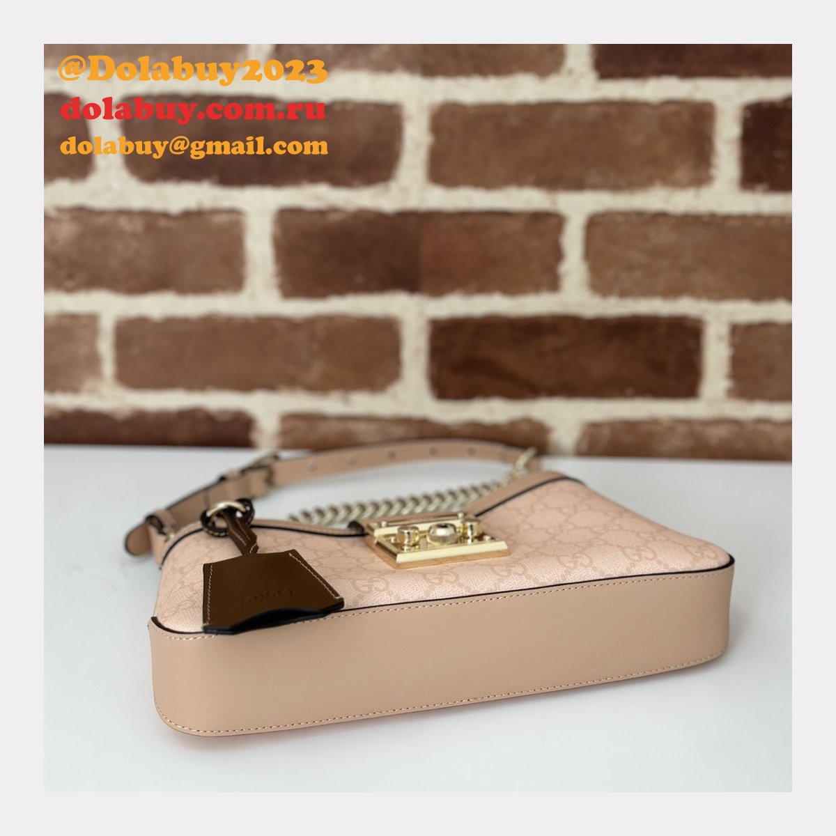 Padlock Fashion Gucci Duplicate Shoulder 811705 Bag