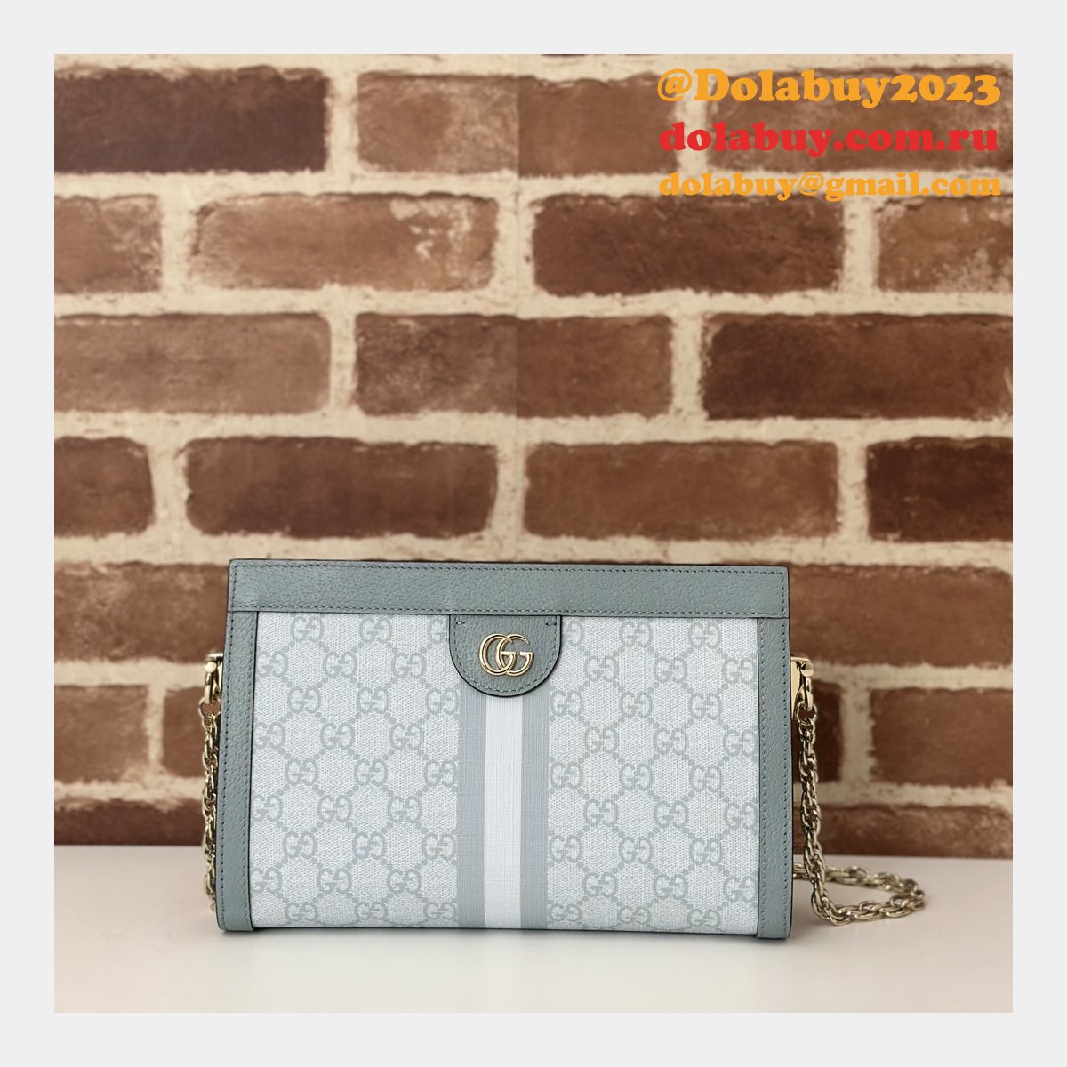 UK GG Supreme Gucci Replicas Ophidia Shoulder 503877 Bag