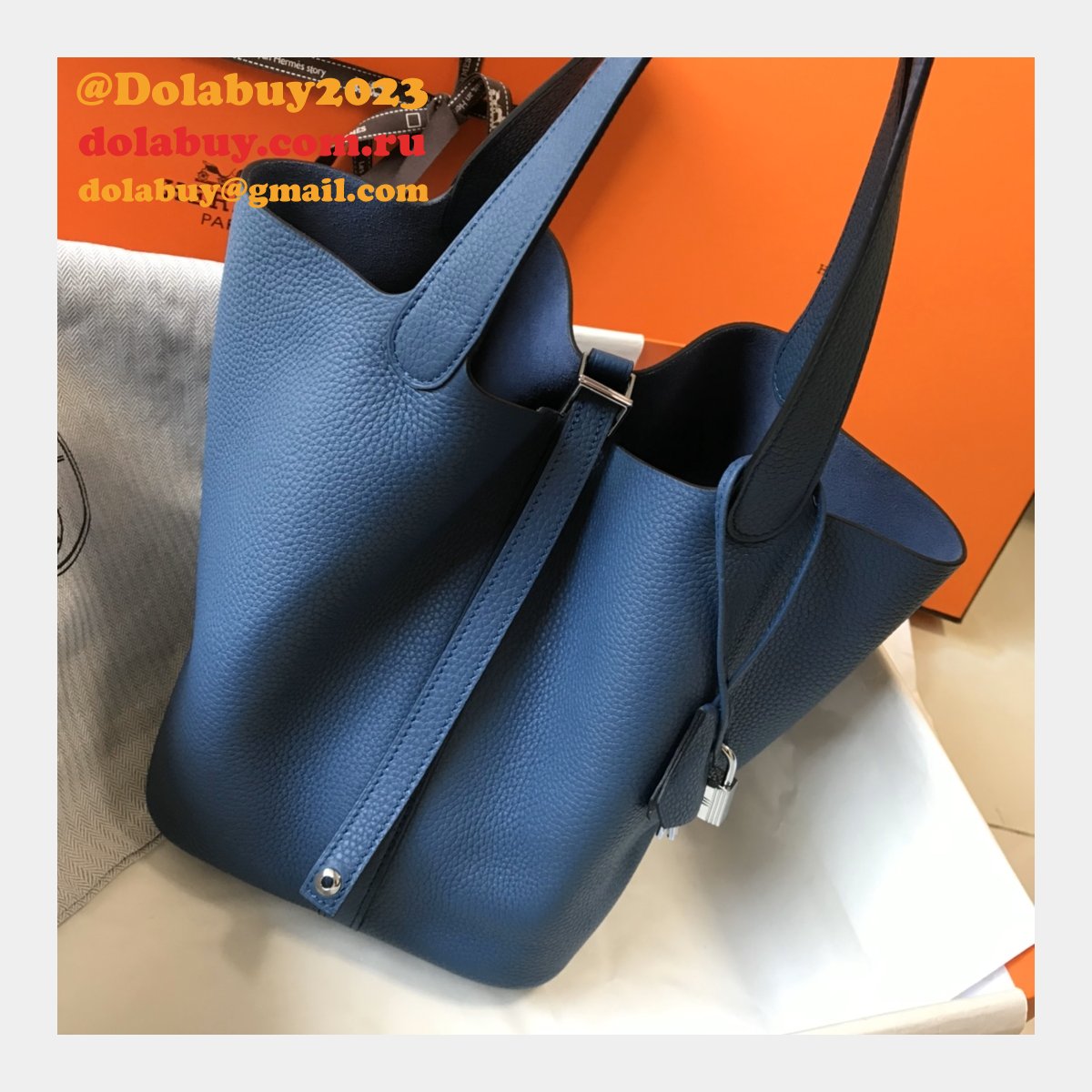 Designer Hermes Picotin Bags 18/22CM Silver Replica Best Online