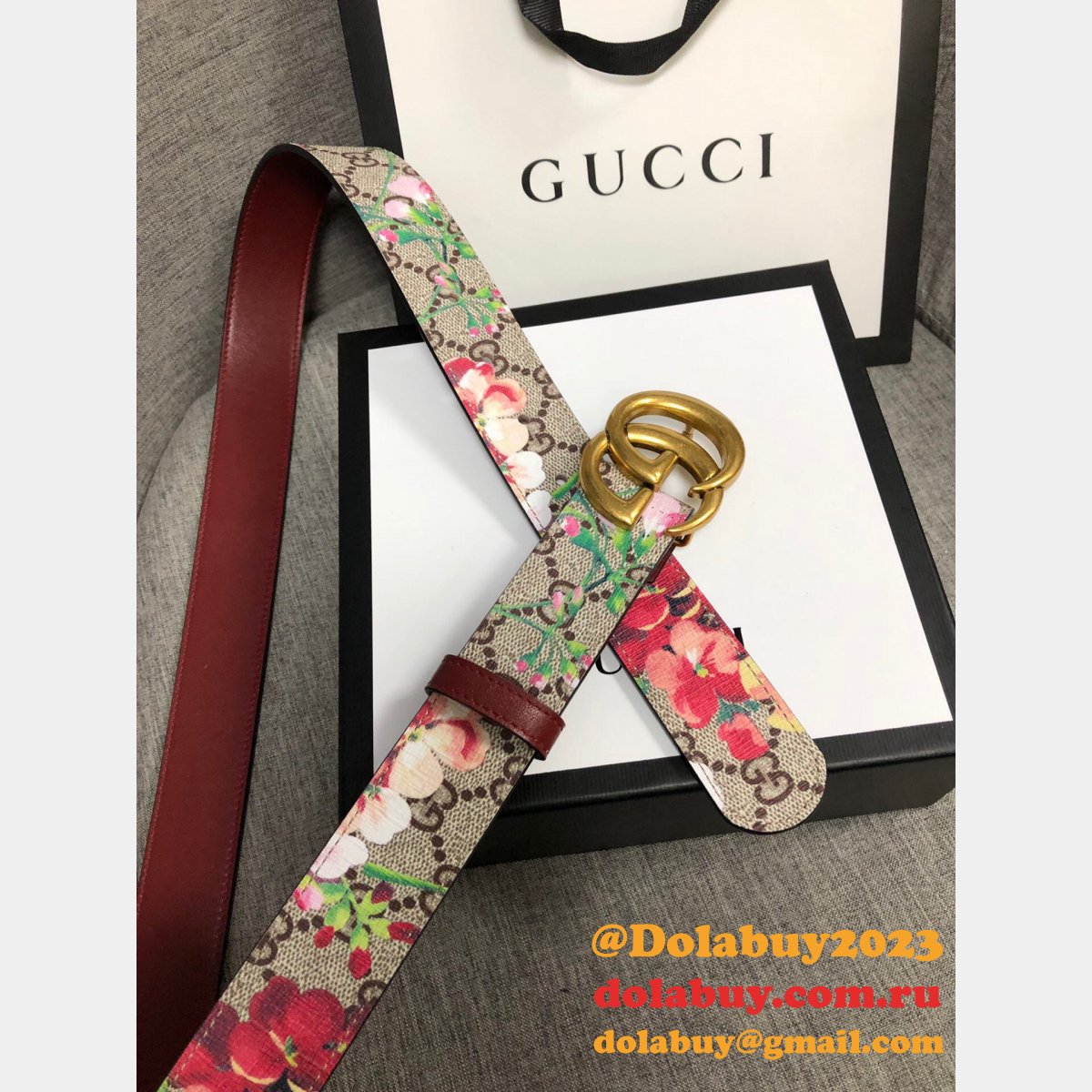 G*u*i belt with double g buckle 35mm best