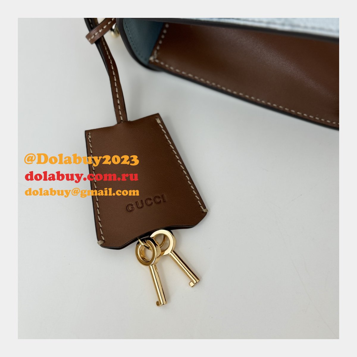 Luxury Padlock Gucci Copy GG Shoulder 409487 Bag