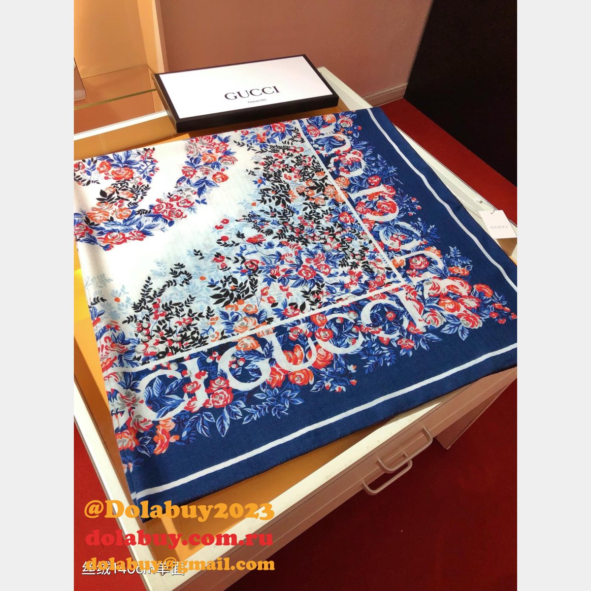 Knockoff Fashion Gucci Cashmere Scarf