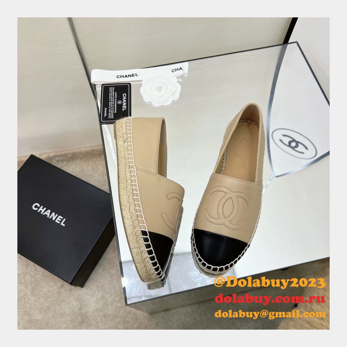 High Quality CC Designer ESPADRILLES SHOES