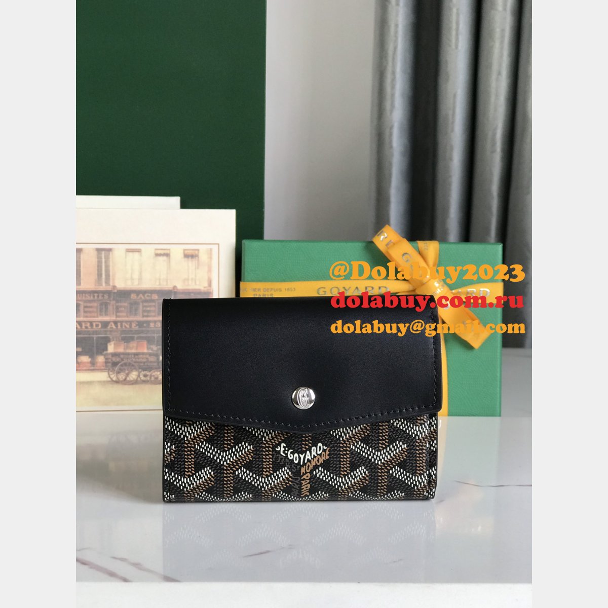 Top Quality Goyardine Saint-Gabriel wallet