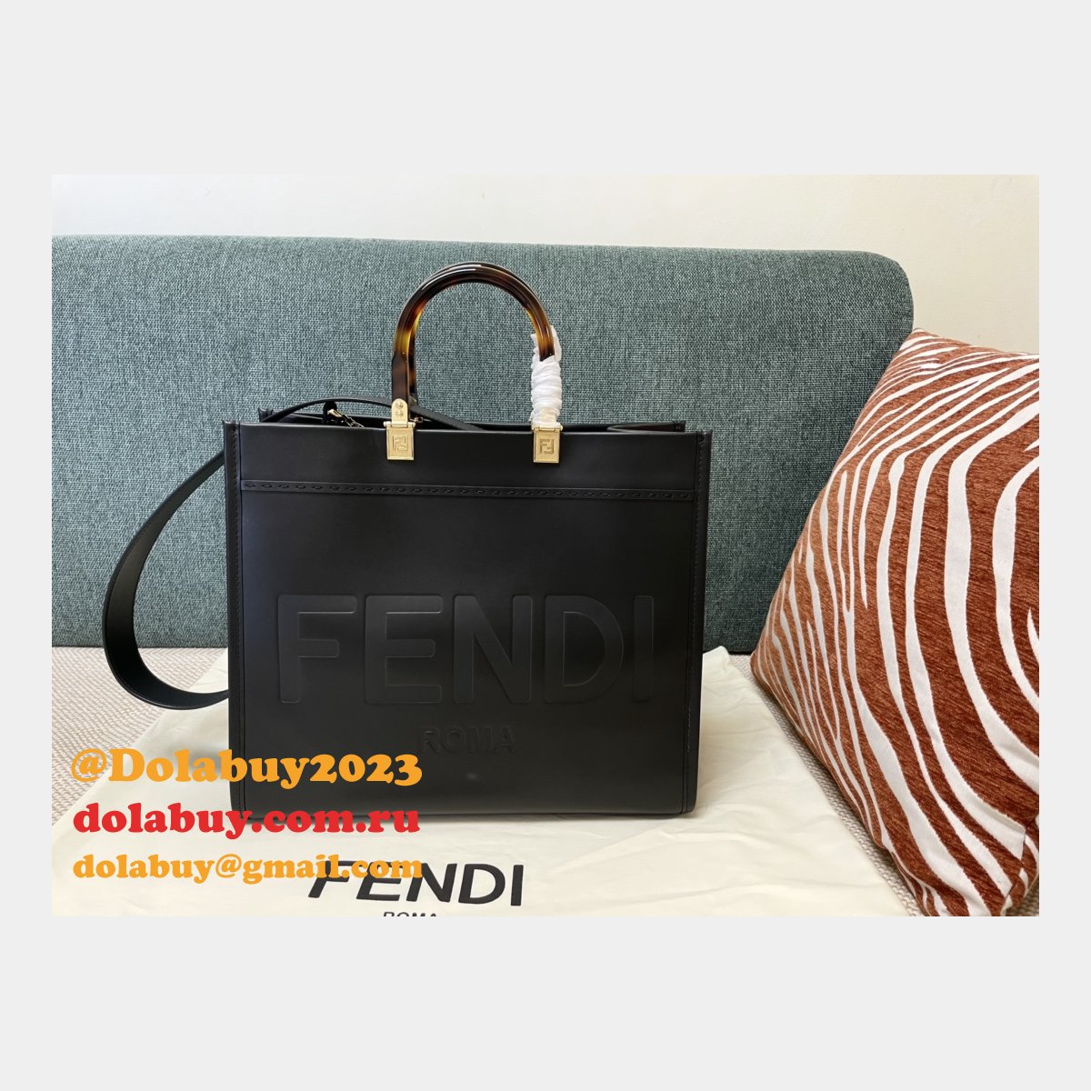 Best Knockoff FENDI TOTE Sunshine SMALL HANDBAG