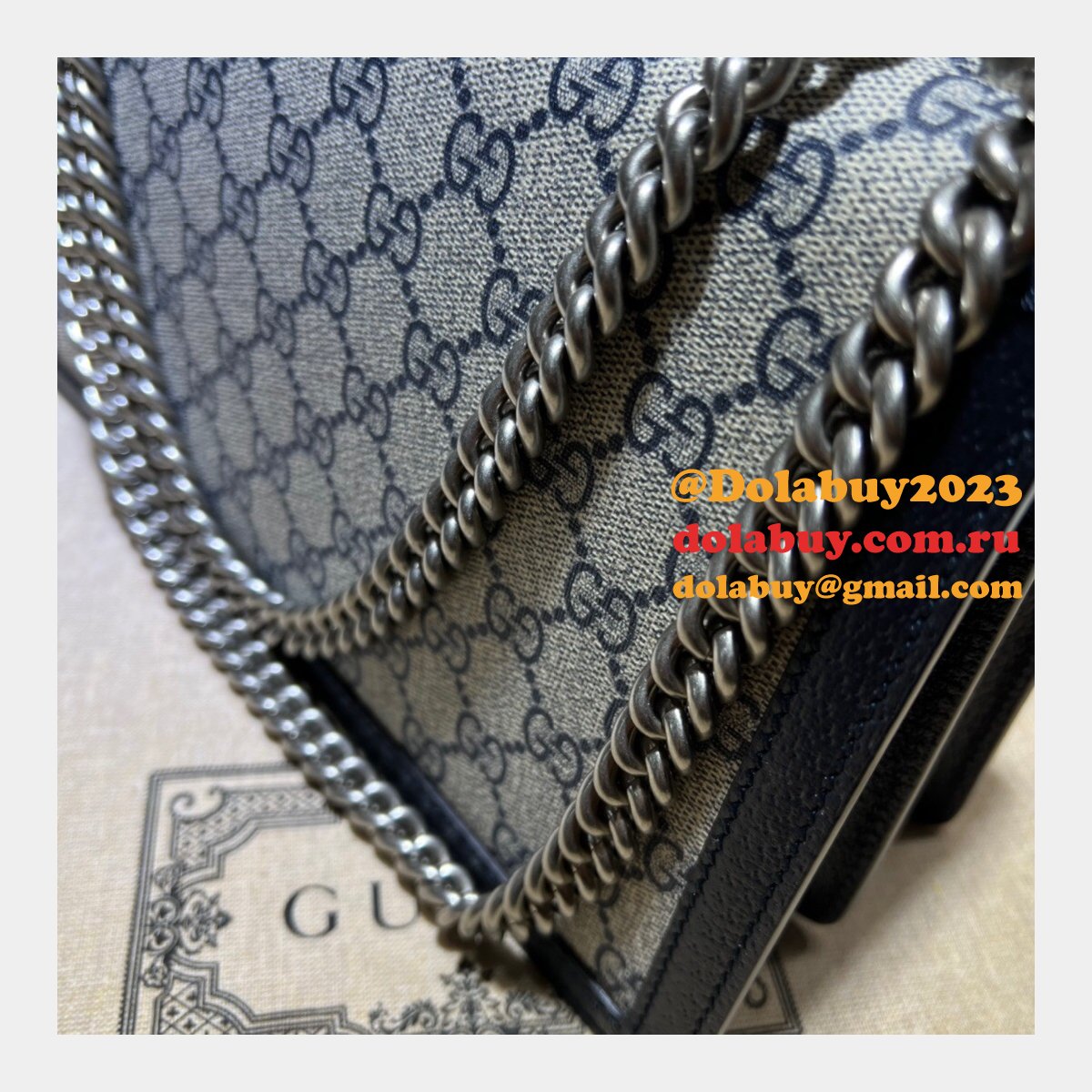 Copy Gucci 7 Star 400249 Dionysus small GG shoulder bag