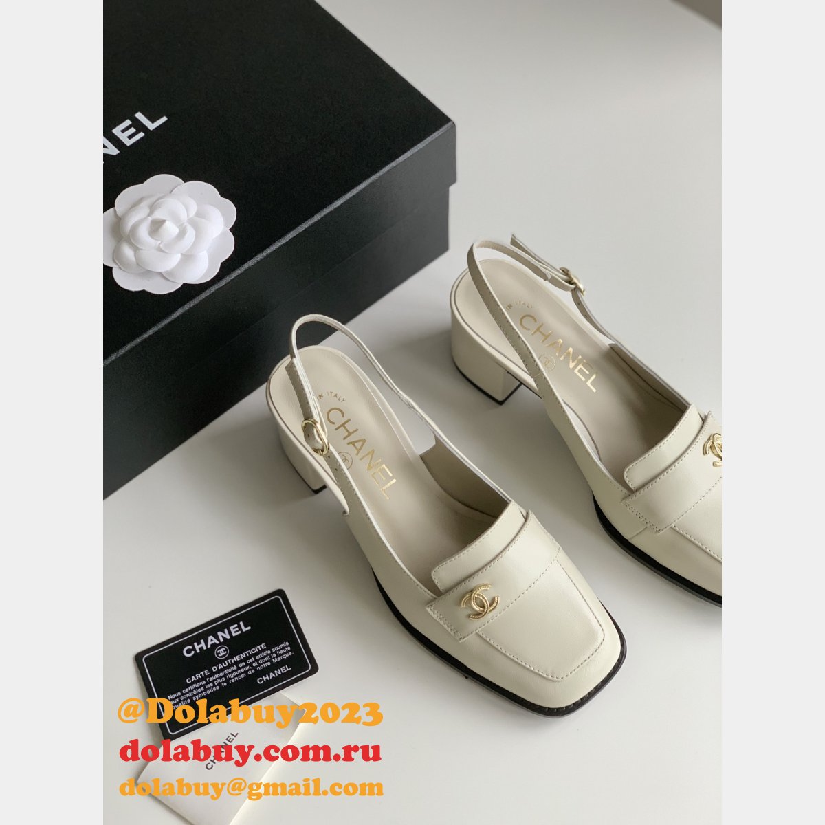 Designer Giada Slingback Loafer Pump Fake Shoes