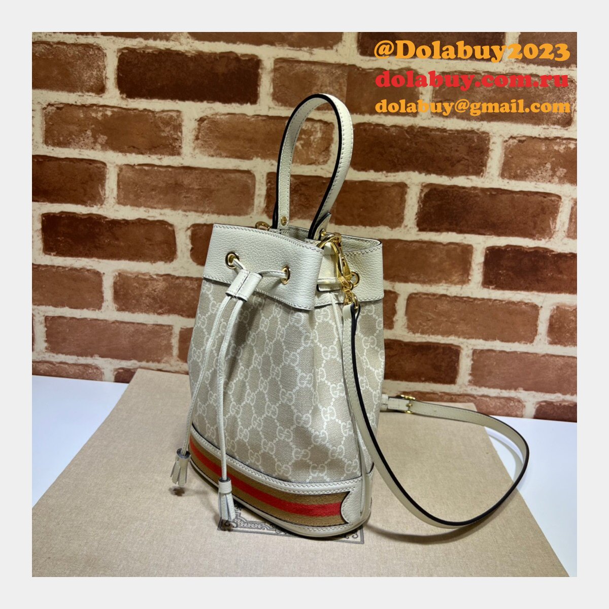 G*u*i 550621 ophidia small gg bucket best replica bag