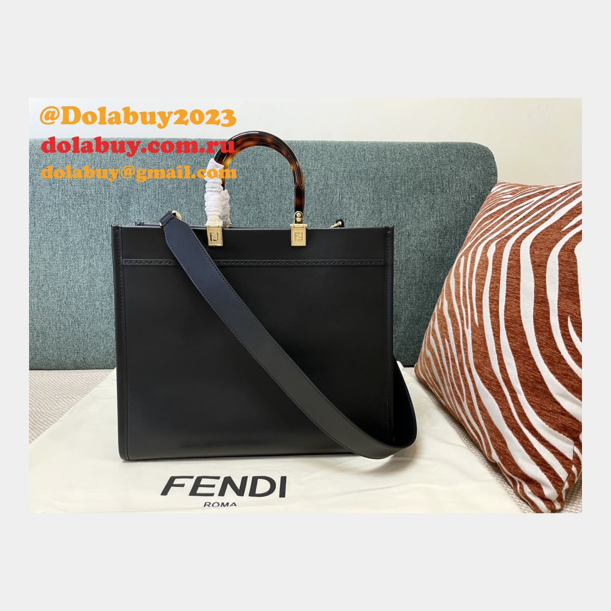 Best Knockoff FENDI TOTE Sunshine SMALL HANDBAG