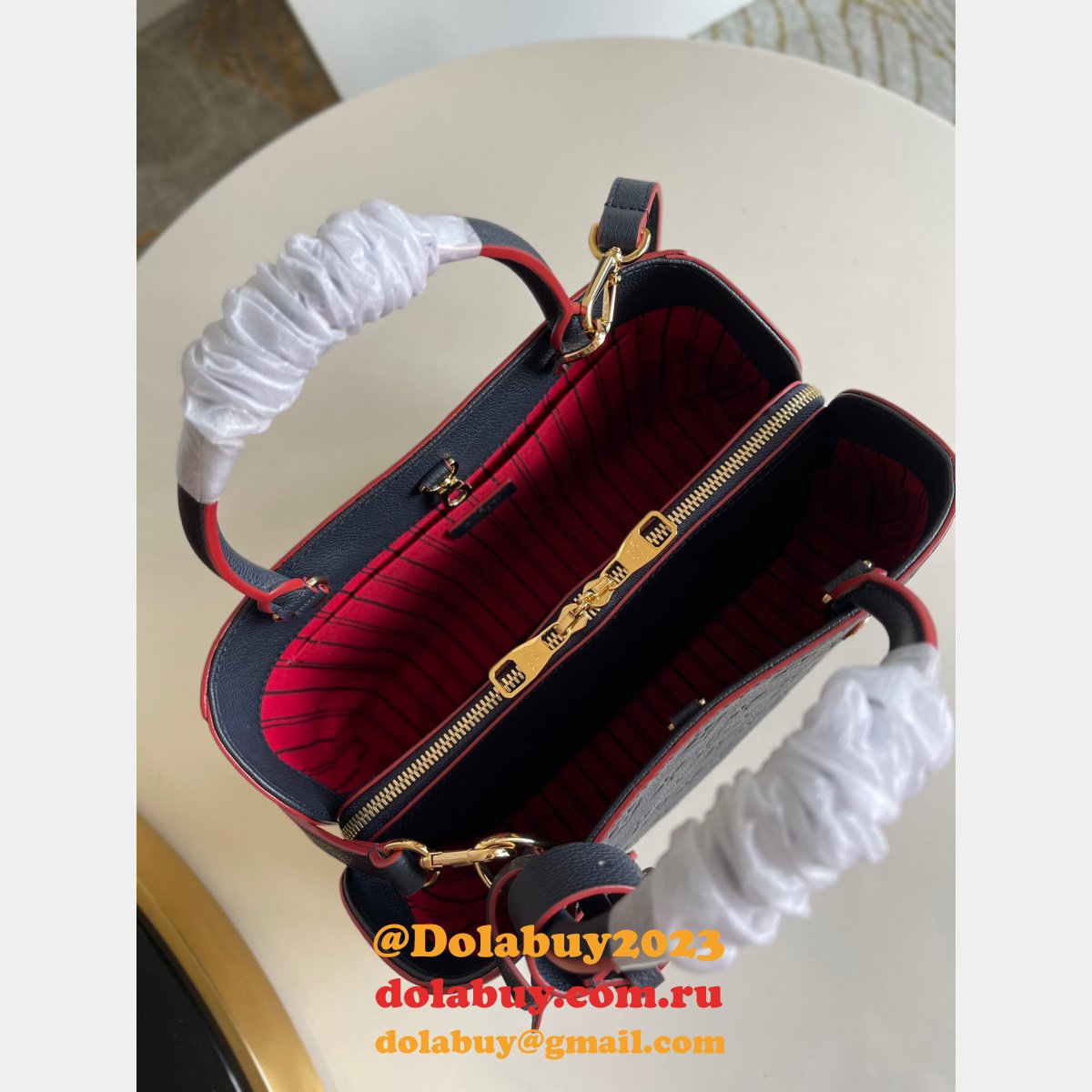 Louis Vuitton Top Quality M41048/M42746/M44931 Montaigne MM Monogram Empreinte Leather