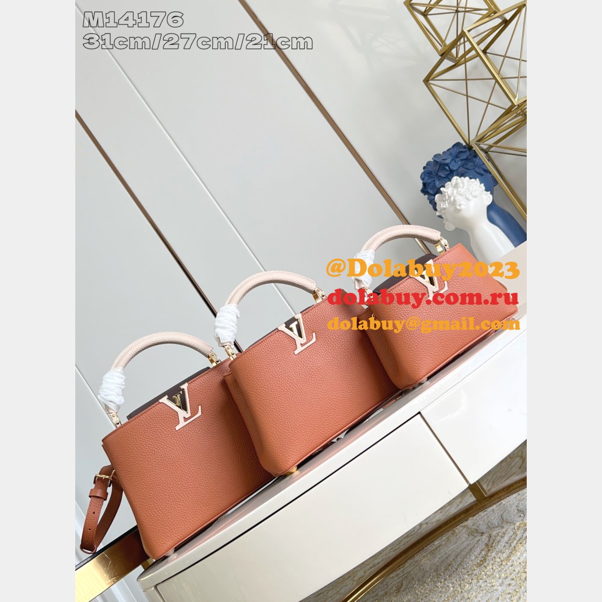 Louis Vuitton M12956/M12952 Capucines Replica Bag