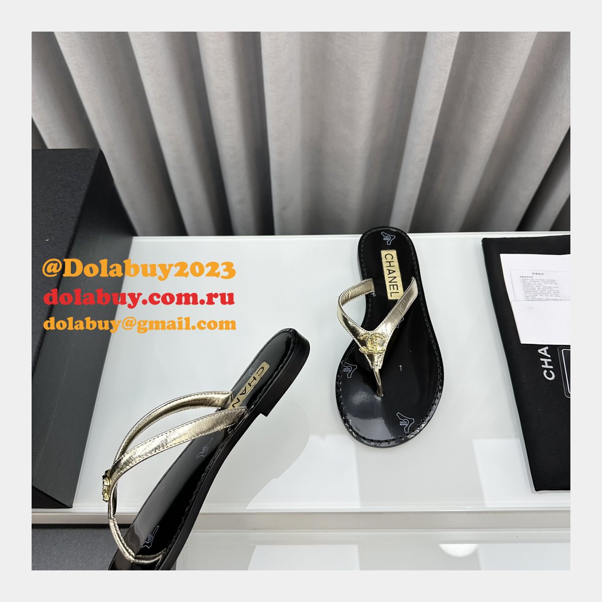 Perfect Sandals Street Replica Plain Leather Flip Flops Shoes