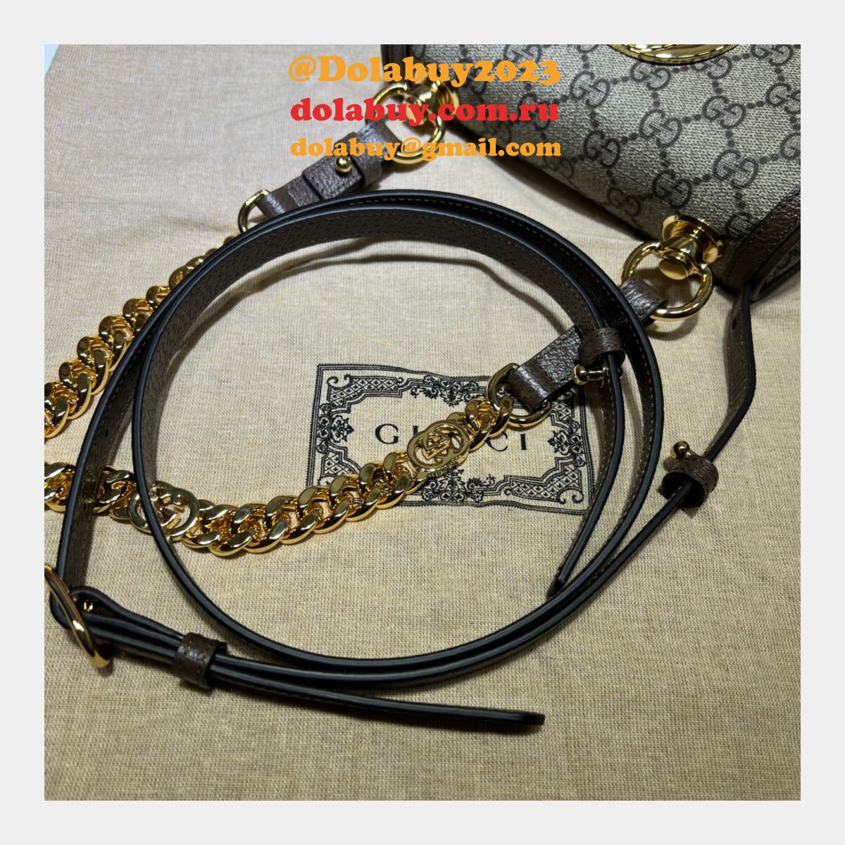 replica G*u*i luxury blondie 724645 shoulder bag