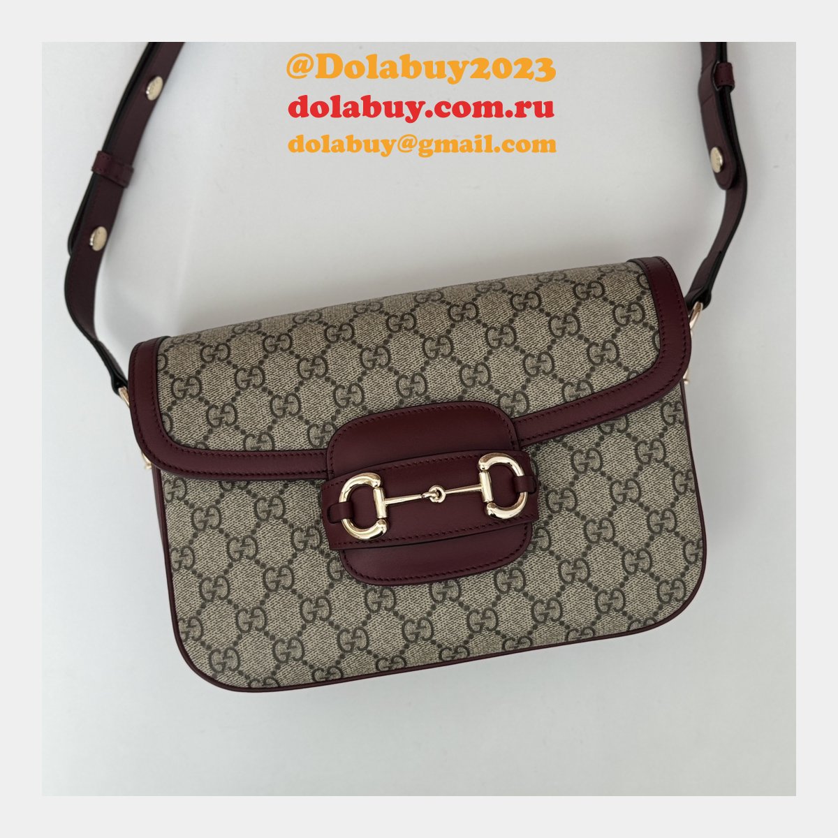 Gucci Horsebit 1955 Shoulder Chain 815178 Replicas Bag