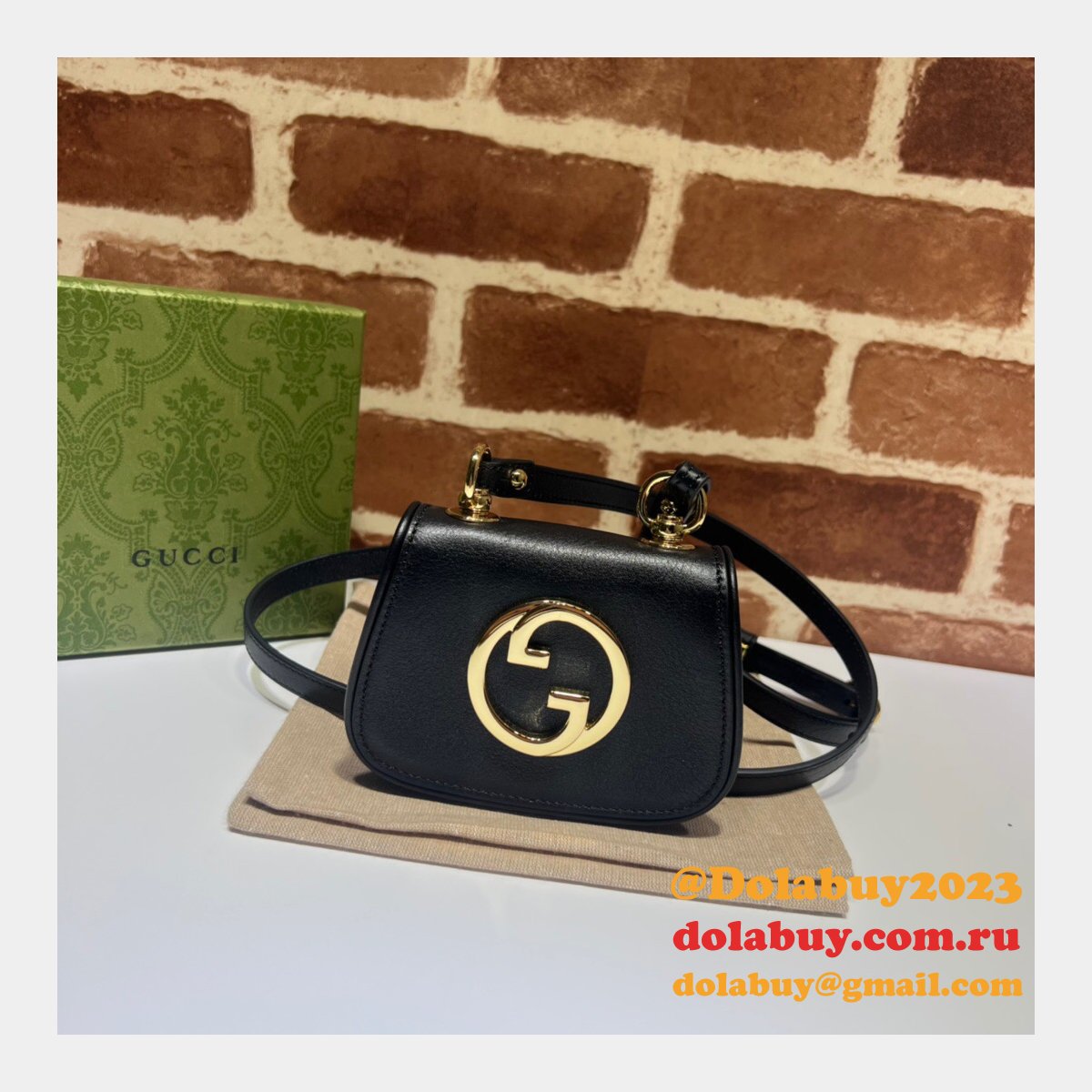 designer G*u*i high quality 698635 blondie card case wallet