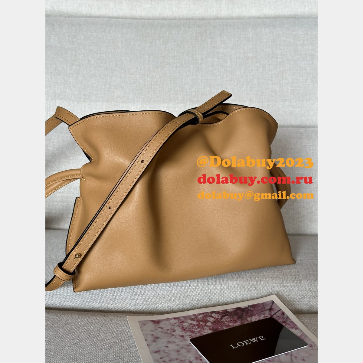 Replica Loewe Mini Flamenco Clutch In Nappa Calfskin 23CM
