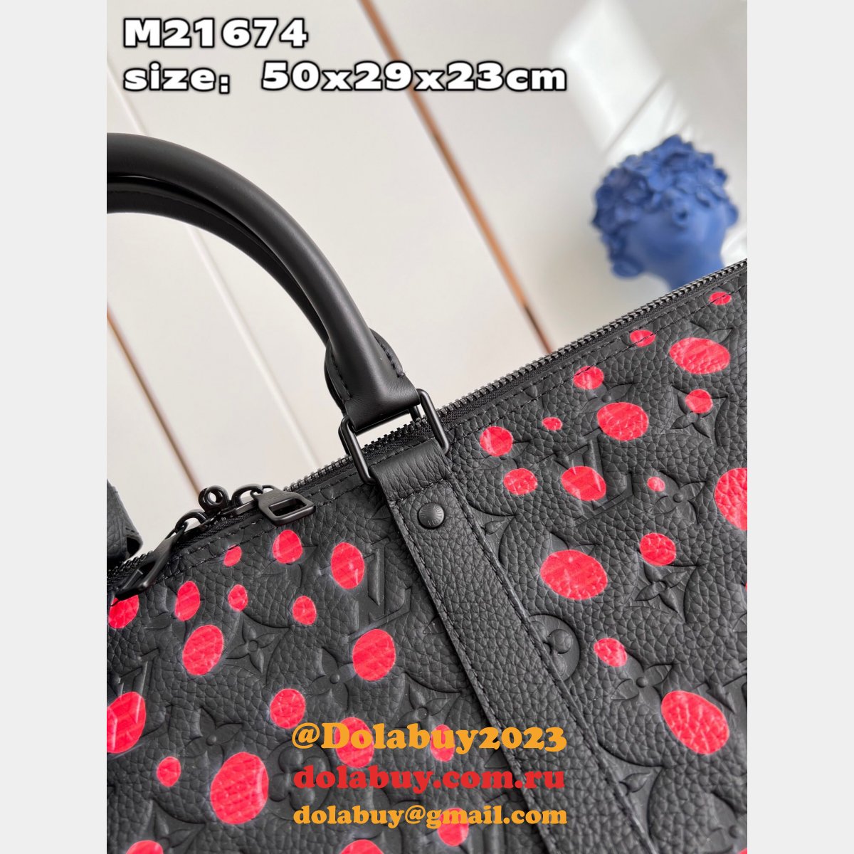 Louis Vuitton Perfect LV x YK Keepall 50 Taurillon Monogram Replica