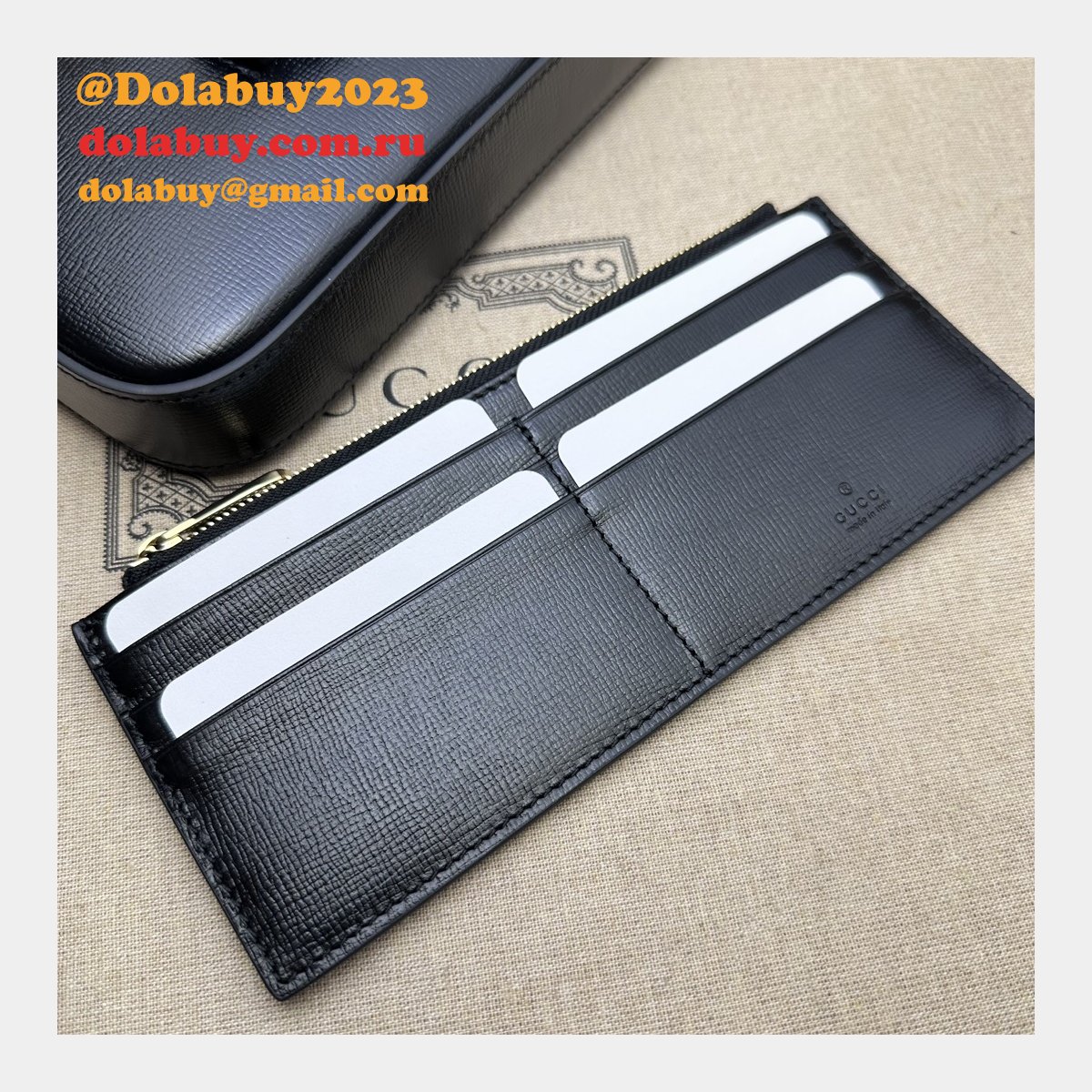High Quality 752002 Horsebit Black 1955 Replica Gucci Designer Bag