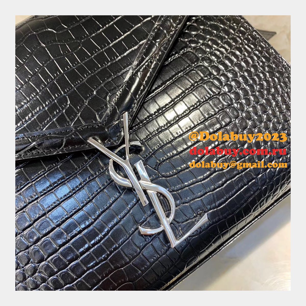 High Quality Replica YSL 578000 Cassandra Top Handle Black Bags