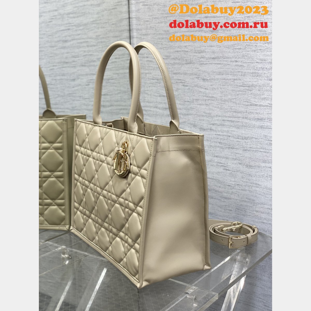 Top Quality DIOR book women handbag Medium size 36cm