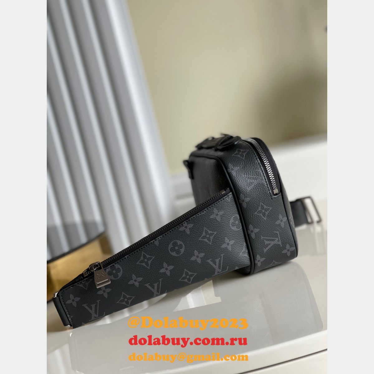 Louis Vuitton 7 Star Bumbag Monogram Eclipse Canvas M42906 Black Bags