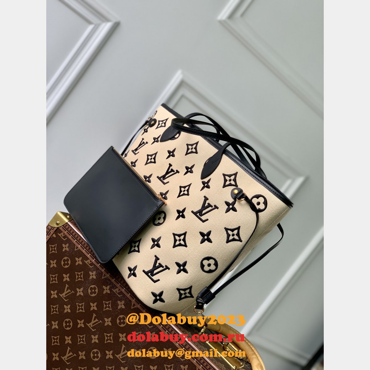 Fashion Neverfull MM Autres Toiles M22838 Louis Vuitton Best Fake Bag