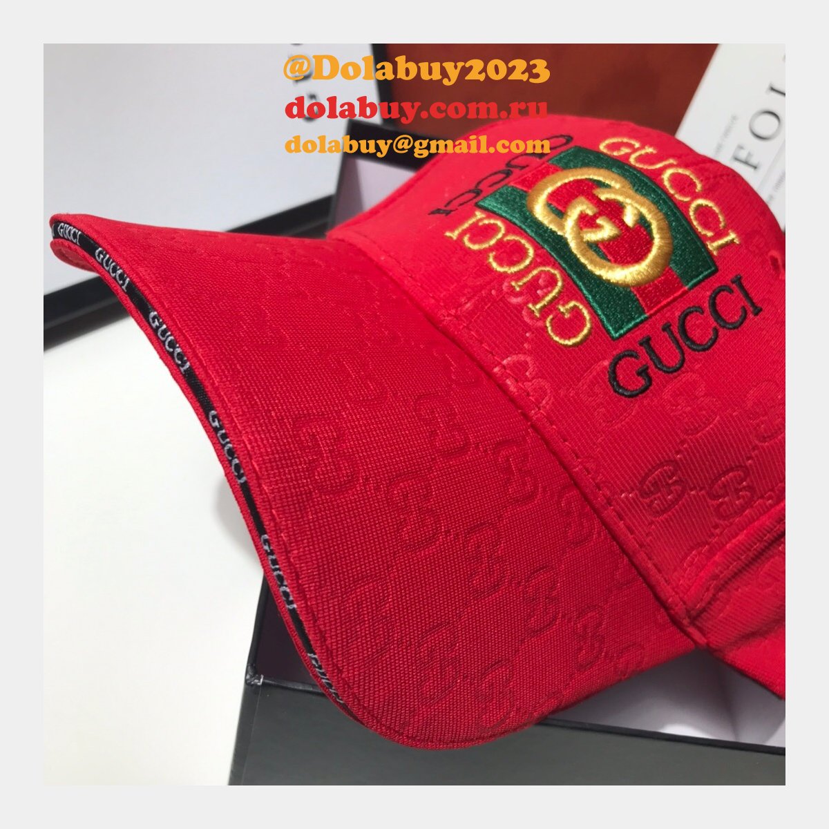 AAA+ Gucci Palace classic pattern simple embroidery logo hats