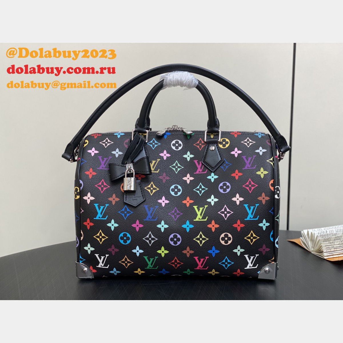 First 2025 Replica Louis Vuitton M13257 LV x TM Speedy Soft 30 Lcons Bags