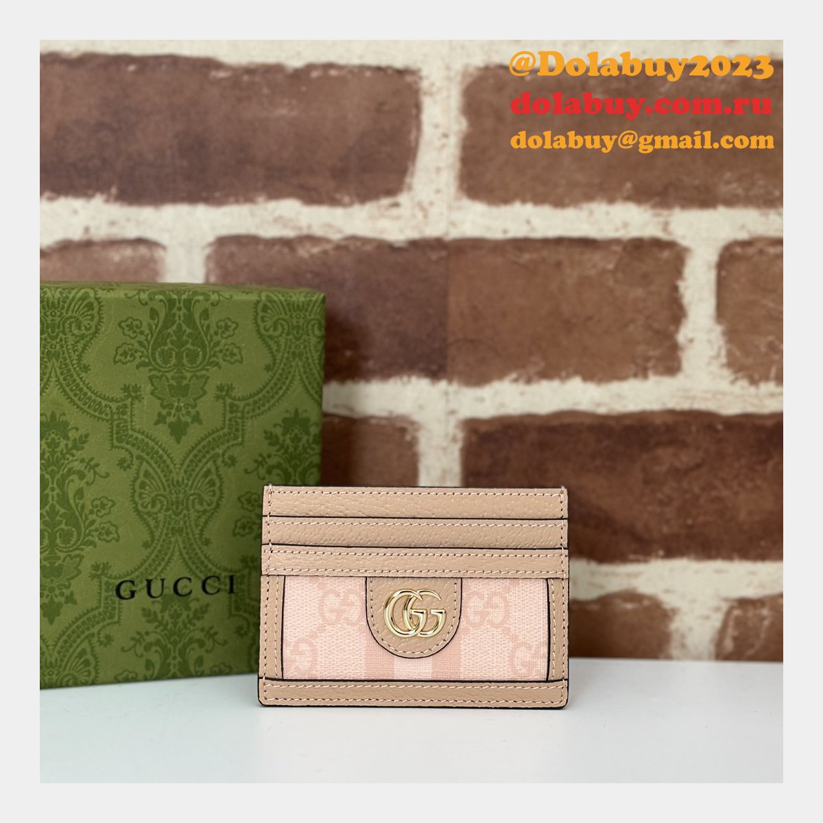 GG Supreme Ophidia Duplicate Card Case 523159 Inspired Gucci Bag