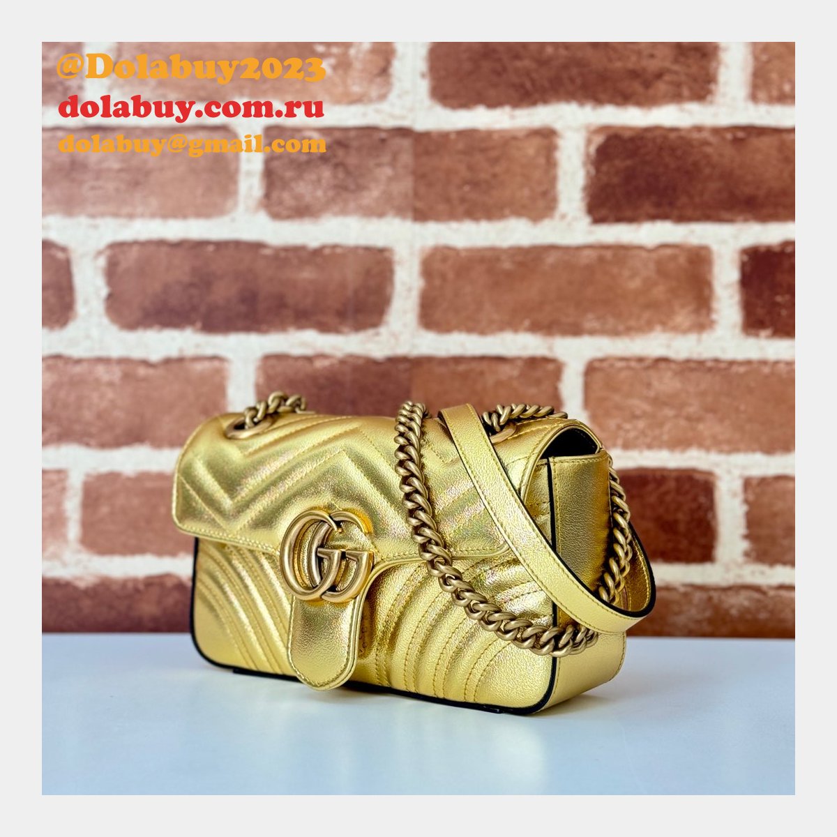 Luxury Gucci GG Marmont 476433/446744/443497 Replica High-Quality Bag