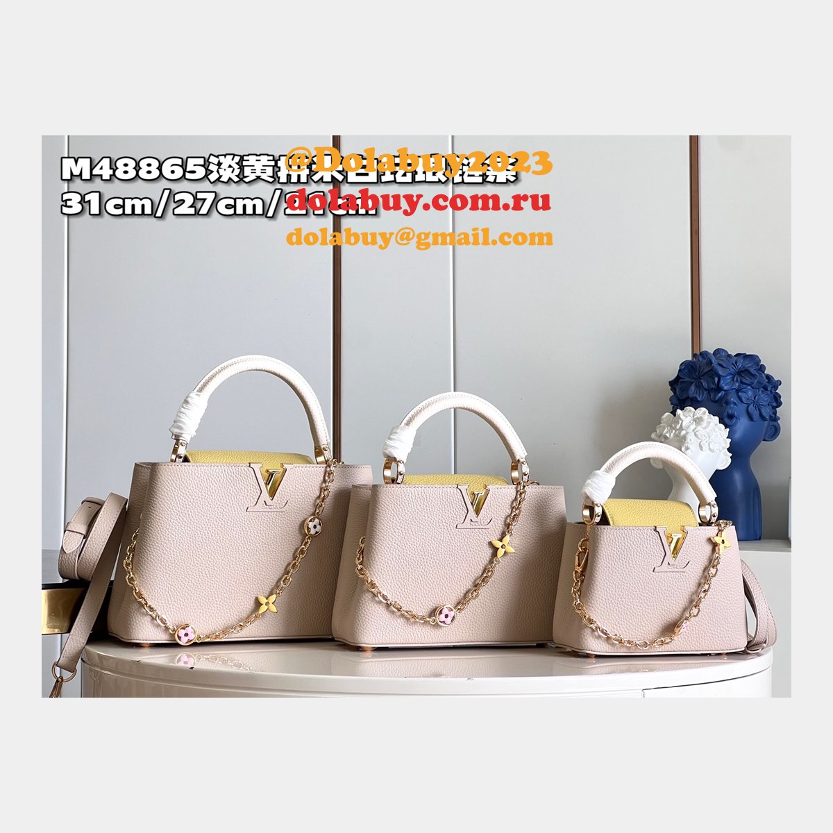 Perfect Designer Inspired Bag M48865 Louis Vuitton Capucines Fake Bag