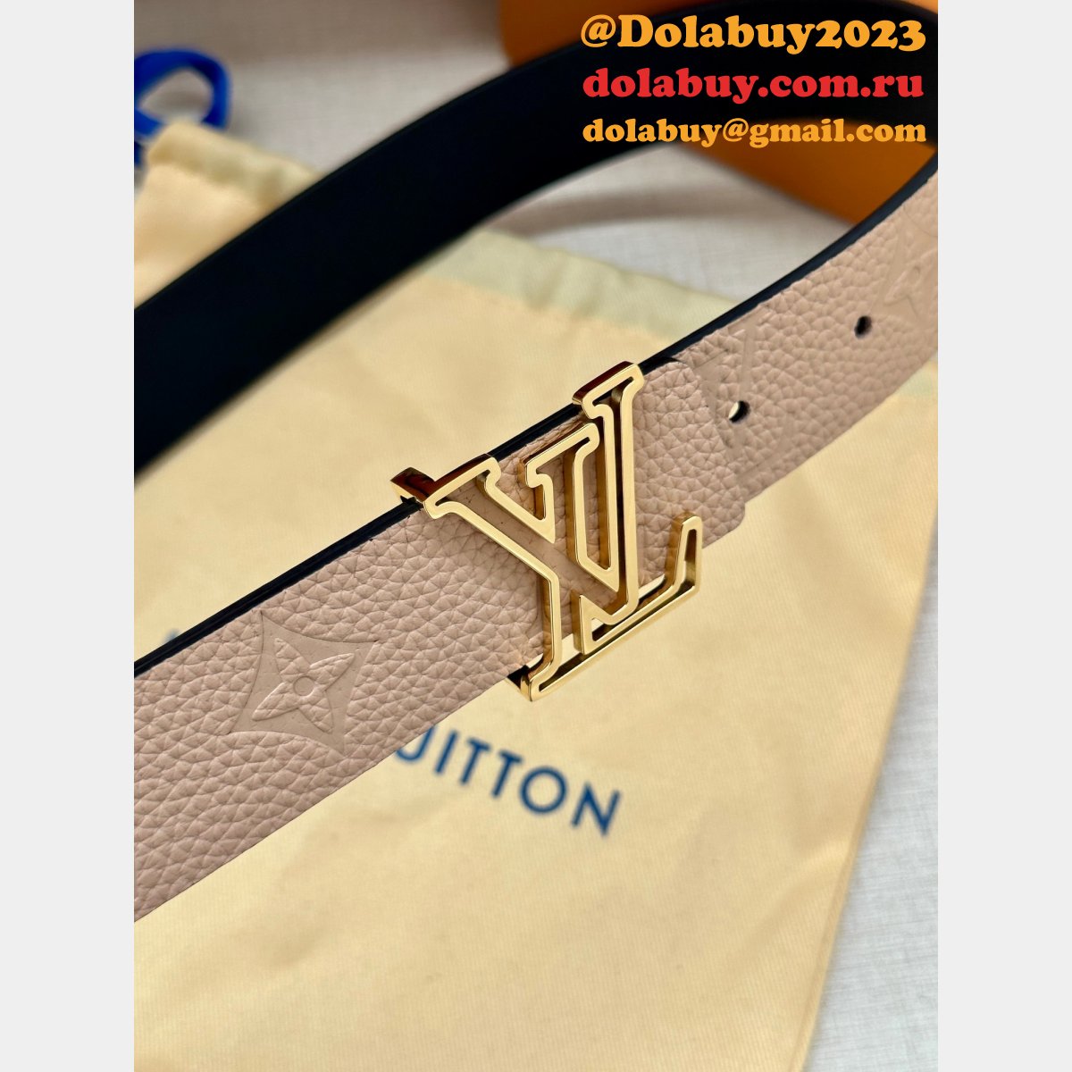 New High Quality Luxury Louis Vuittons Leather Belt Designer Belts