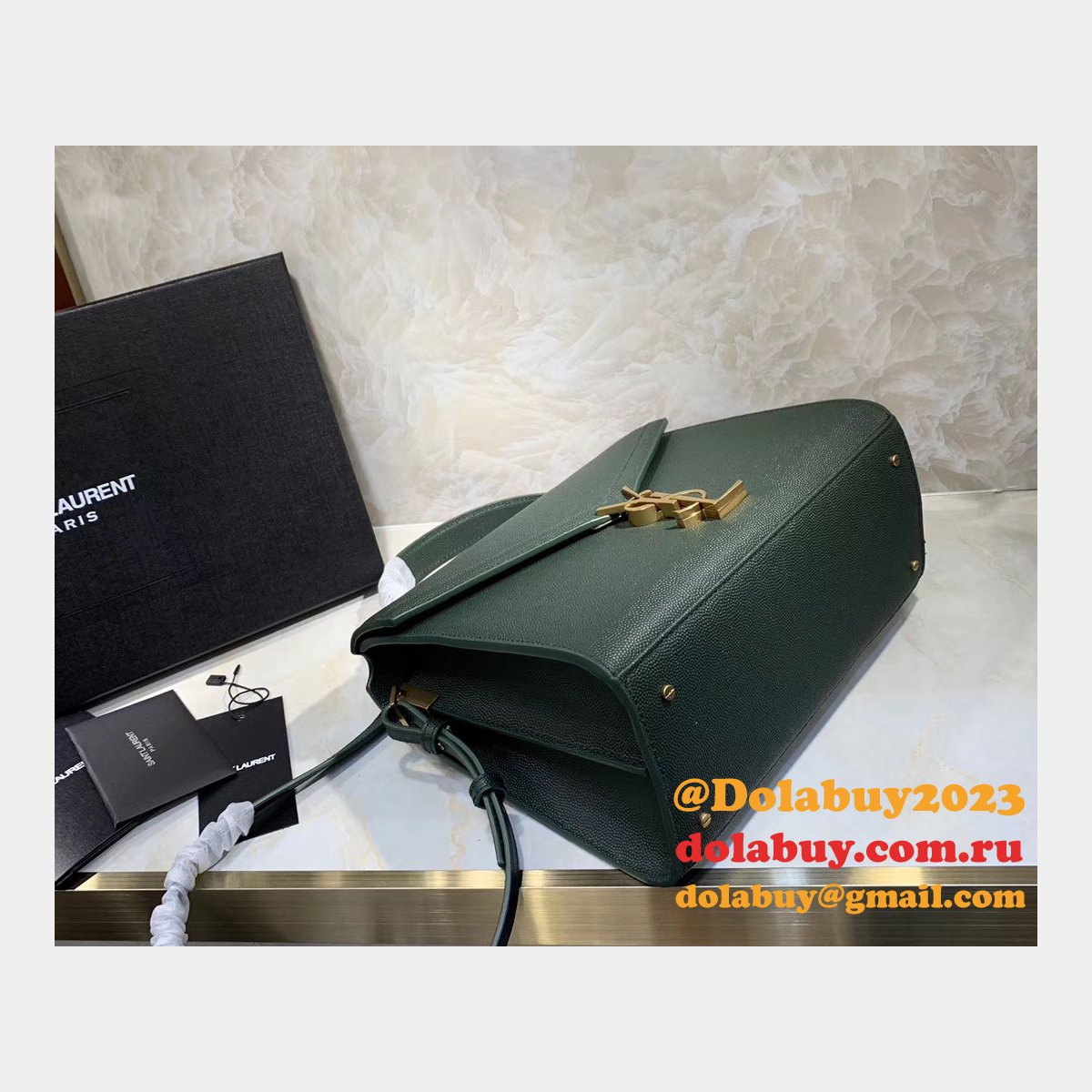 Luxury Replica Saint Laurent Cassandra Top-handle 578000 Bag